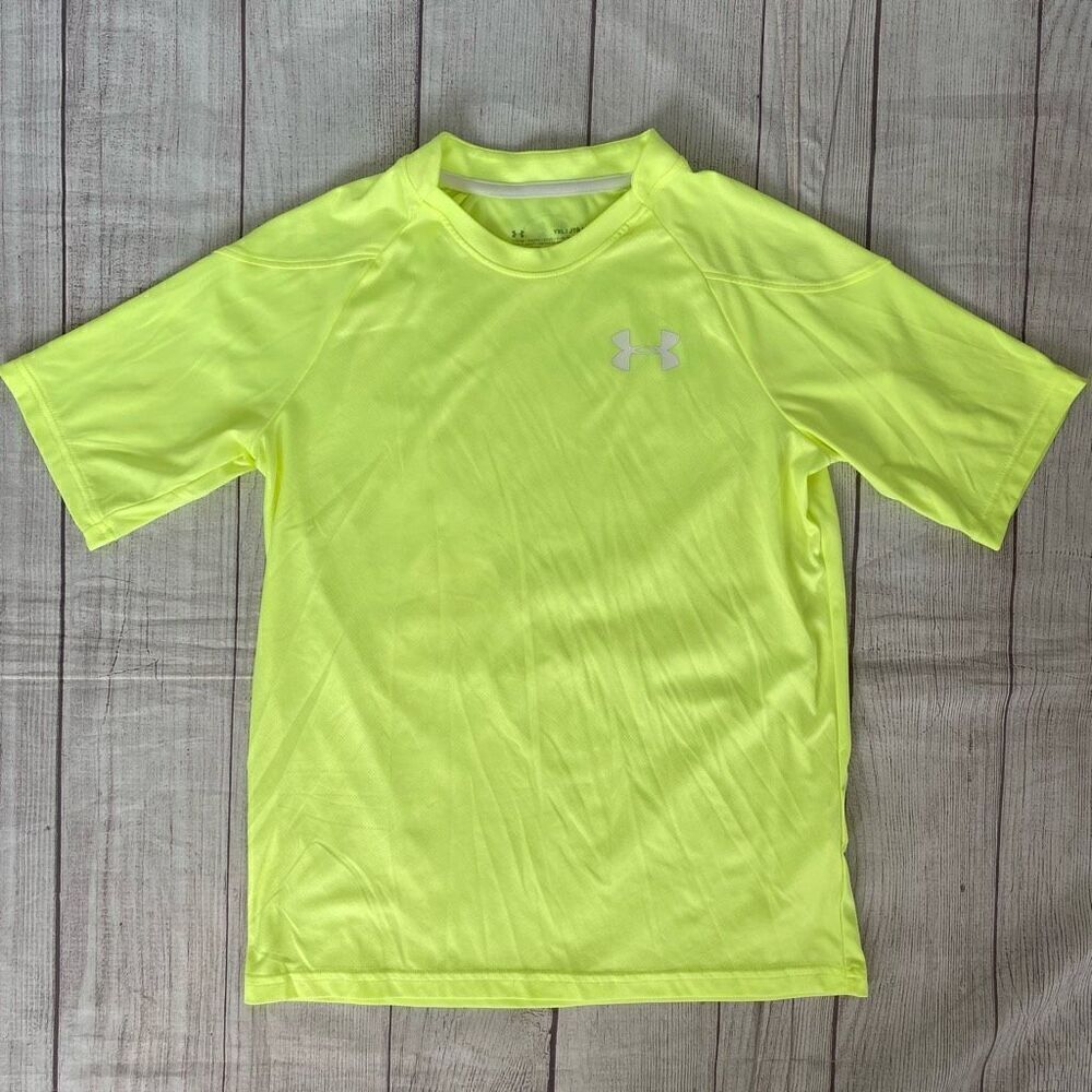 Under Armour heatgear youth boys XL loose fit Crewneck short sleeve shirt